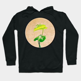 Minhwa: Green Frogs in Rainy Summer A Type (Korean traditional/folk art) Hoodie